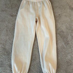 light tan sweats